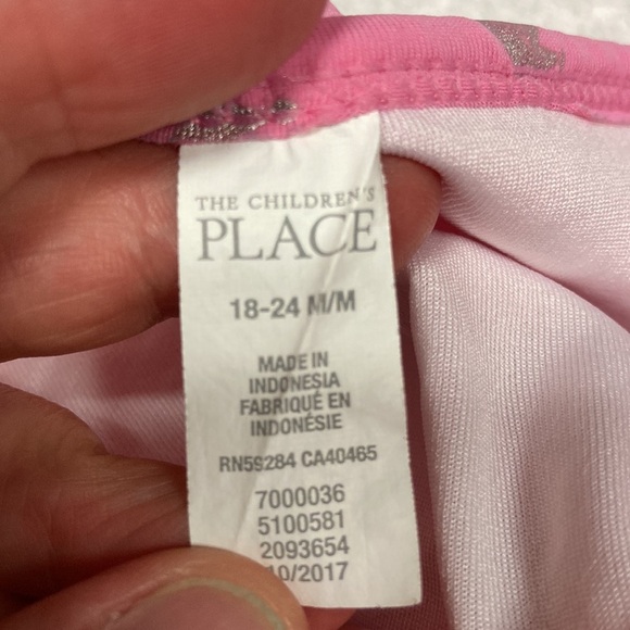 Nwot pink princess silver crowns long sleeve rashguard and bikini bottoms 18/24m - Picture 6 of 7